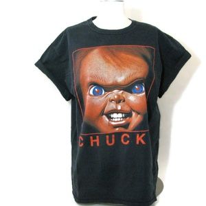 Almost Vintage Classic Chucky Black Tshirt Men's